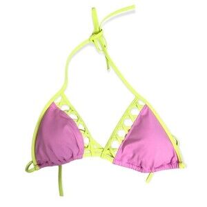 Victoria’s Secret Neon Padded Reversible Triangle Swimtop
